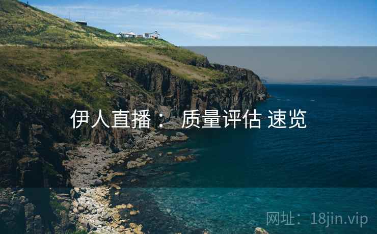 伊人直播 : 质量评估 速览 第1张 伊人直播 : 质量评估 速览 第1张